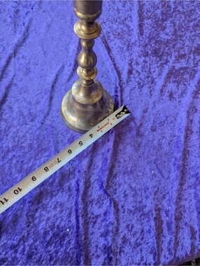 Vintage Brass Candle Holder bell